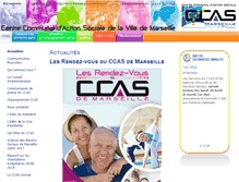 Tablet Screenshot of ccas-marseille.fr